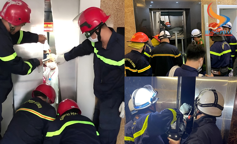 Cách thức cứu hộ bằng tay khi thang máy Mitsubishi gặp sự cố