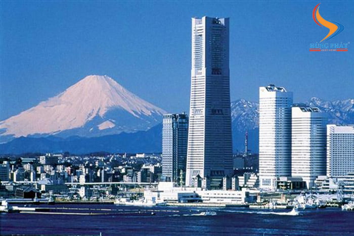 Thang máy Mitsubishi tại Yokohama landmark Tower - Yokohama Nhật Bản