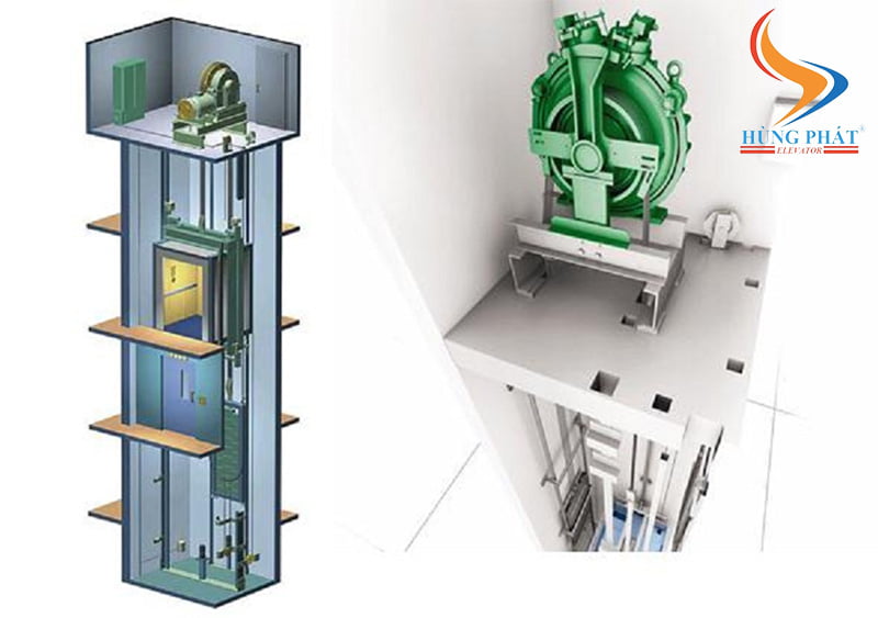 Xây dựng phòng thang máy cần đảm bảo phòng thông thoáng, đáp ứng phù hợp với chiều cao cabin