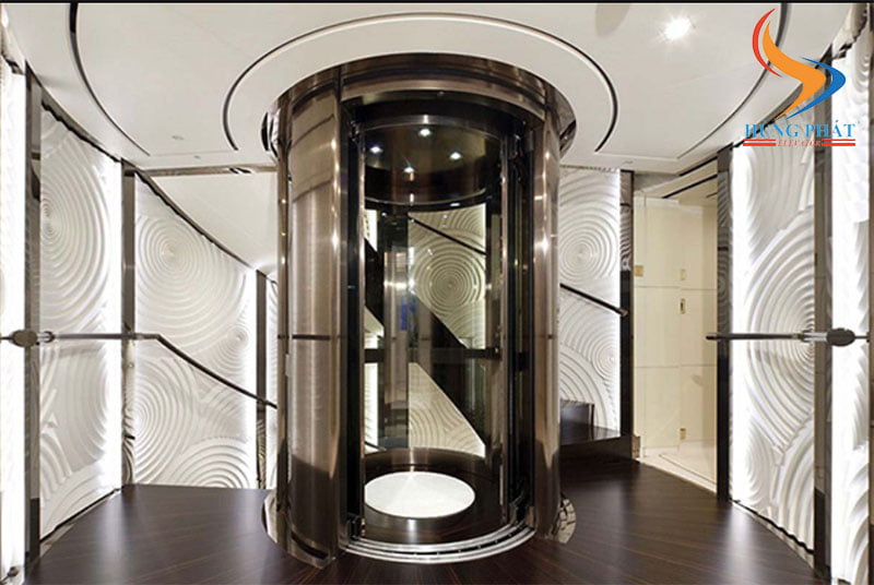 Dòng thang máy penthouse sở hữu khả năng di chuyển nhẹ nhàng, hạn chế tiếng ồn