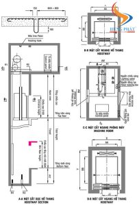 Bản vẽ thang máy 
