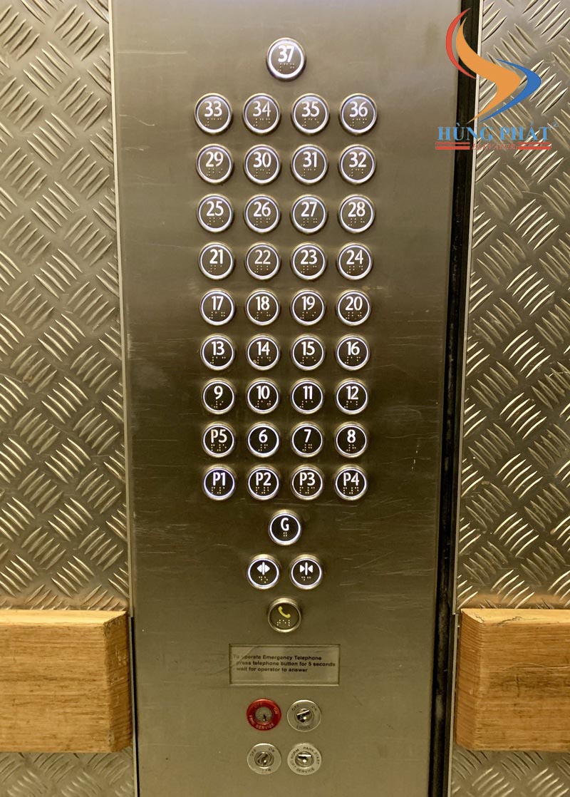 Mẫu nút bấm thang máy phổ biến