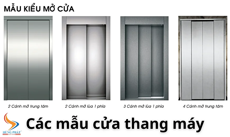 các mẫu cửa thang máy